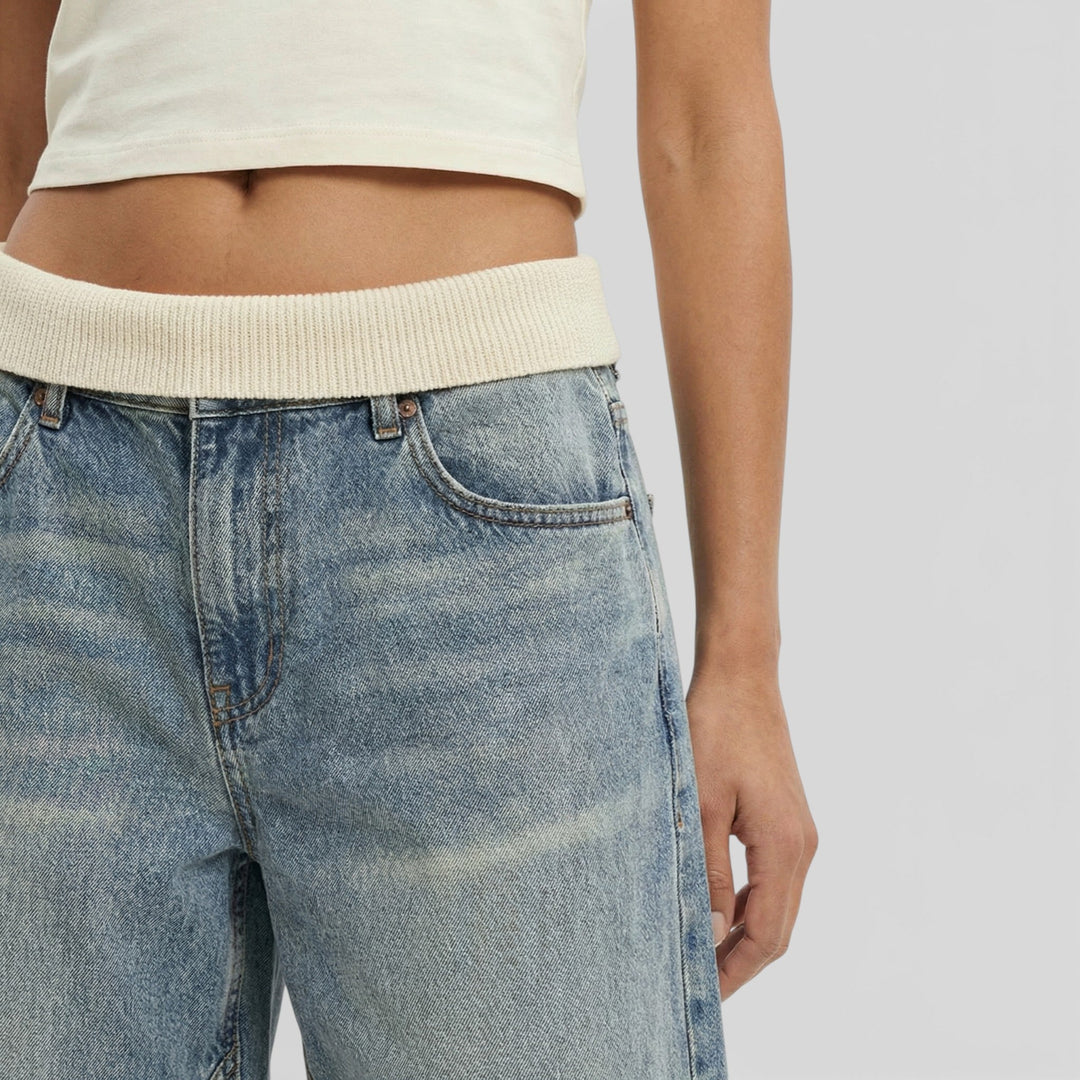 Jean Baggy Wide Leg Femme