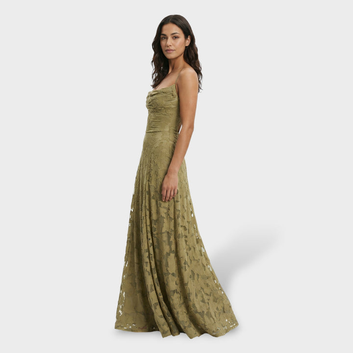 Robe de Soirée Longue Dos Ouvert Florale