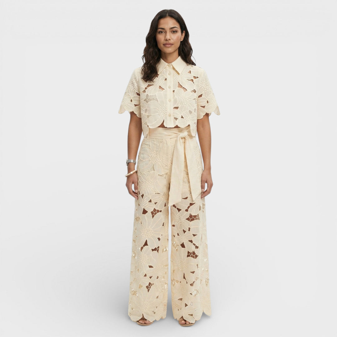 Ensemble Élégant Femme Chemise Pantalon