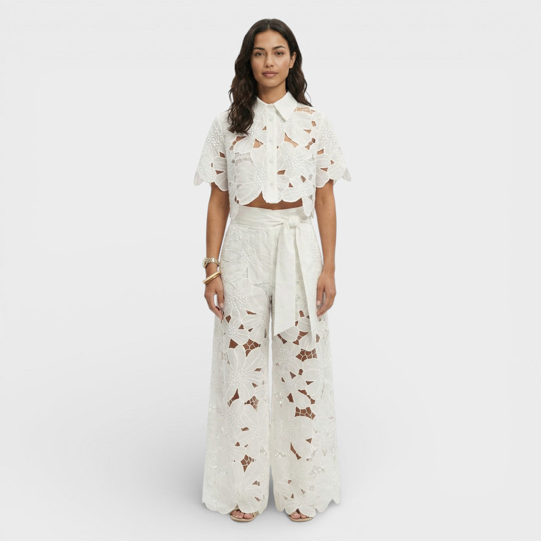 Ensemble Élégant Femme Chemise Pantalon