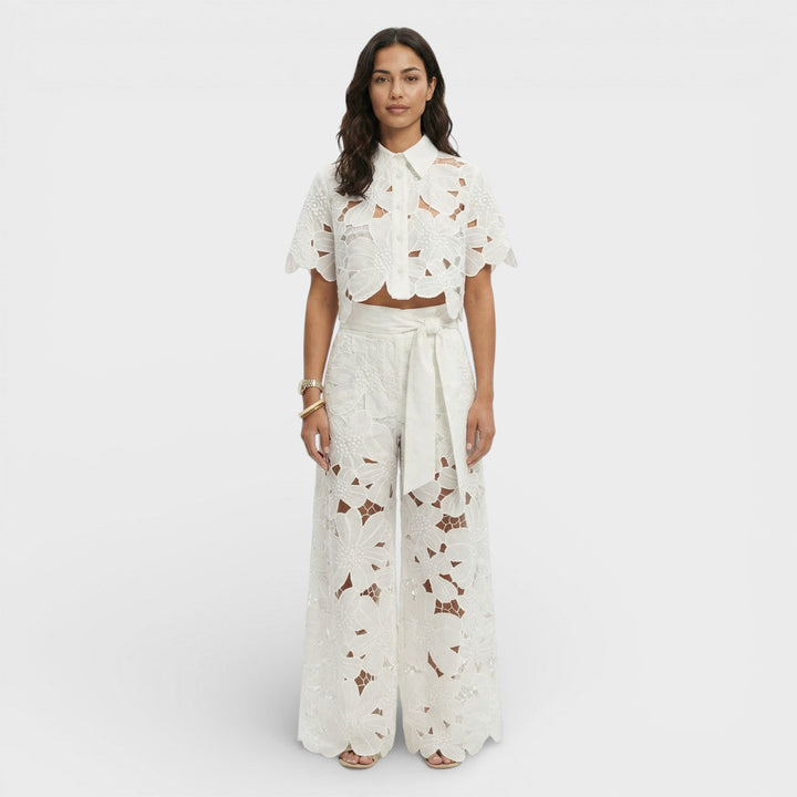 Ensemble Élégant Femme Chemise Pantalon