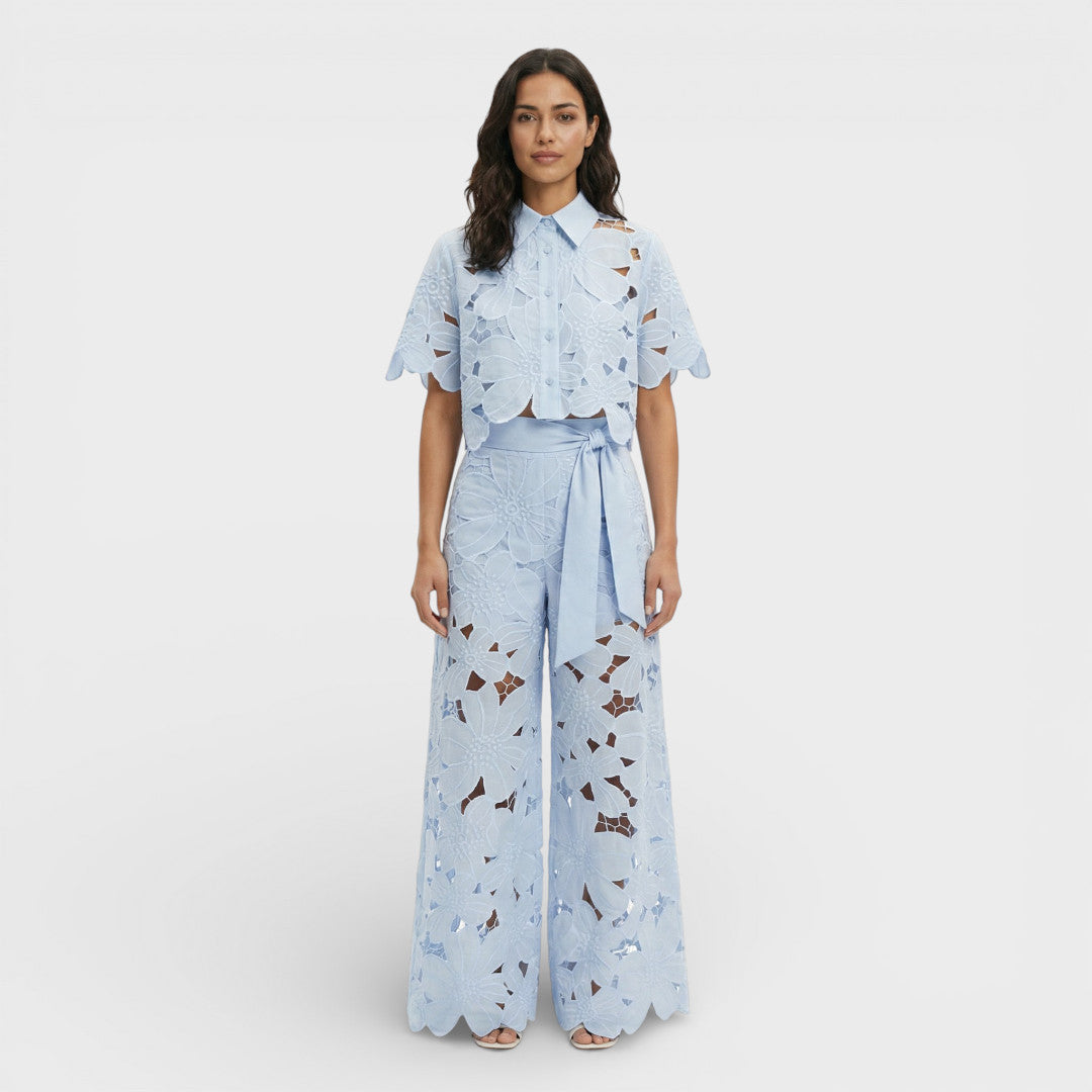 Ensemble Élégant Femme Chemise Pantalon