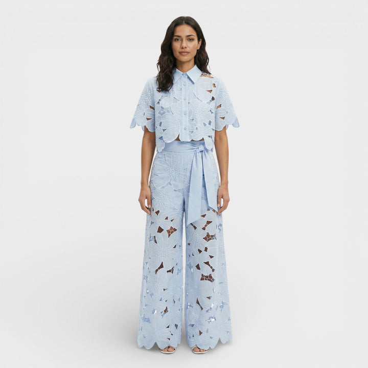 Ensemble Élégant Femme Chemise Pantalon