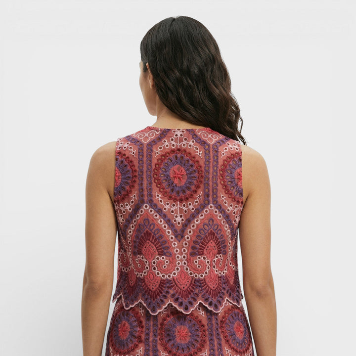 Ensemble Femme Top Sans Manches Jupe
