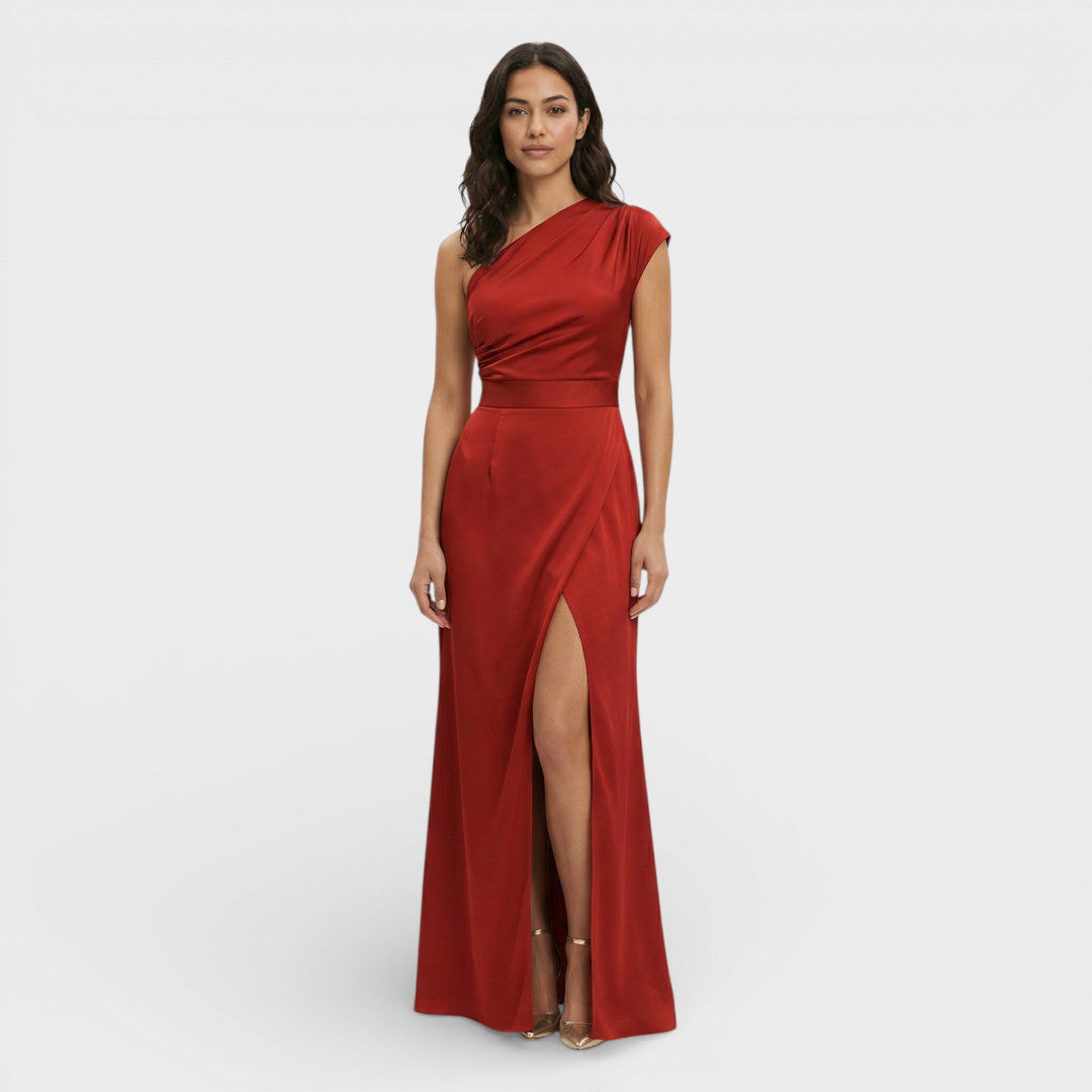 Robe Longue Femme Une Épaule