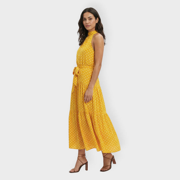 Robe Midi Femme Pois Nœud