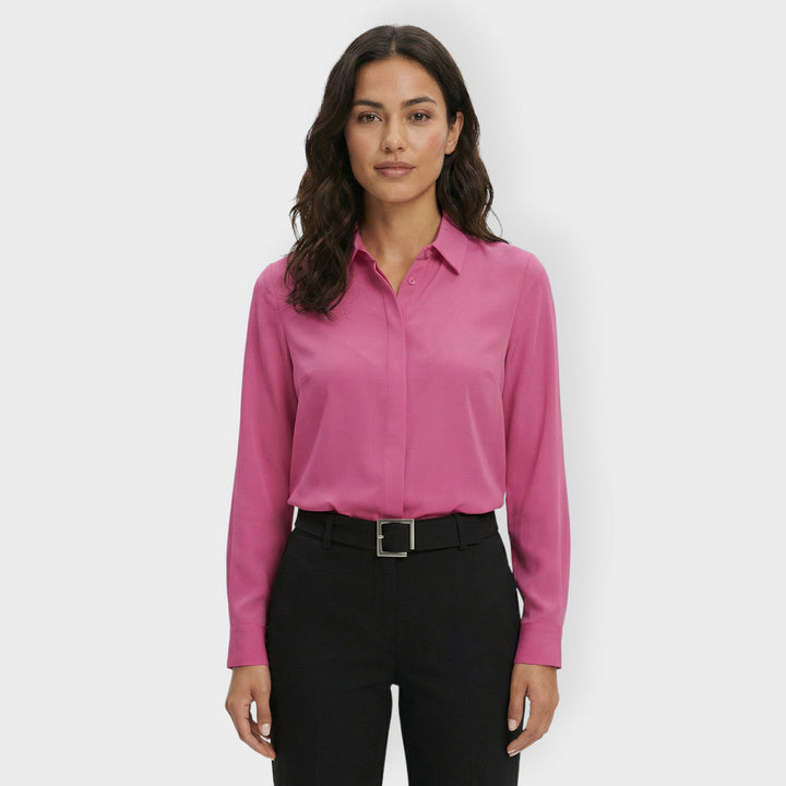 Chemise Blanche Femme Élégante Travail