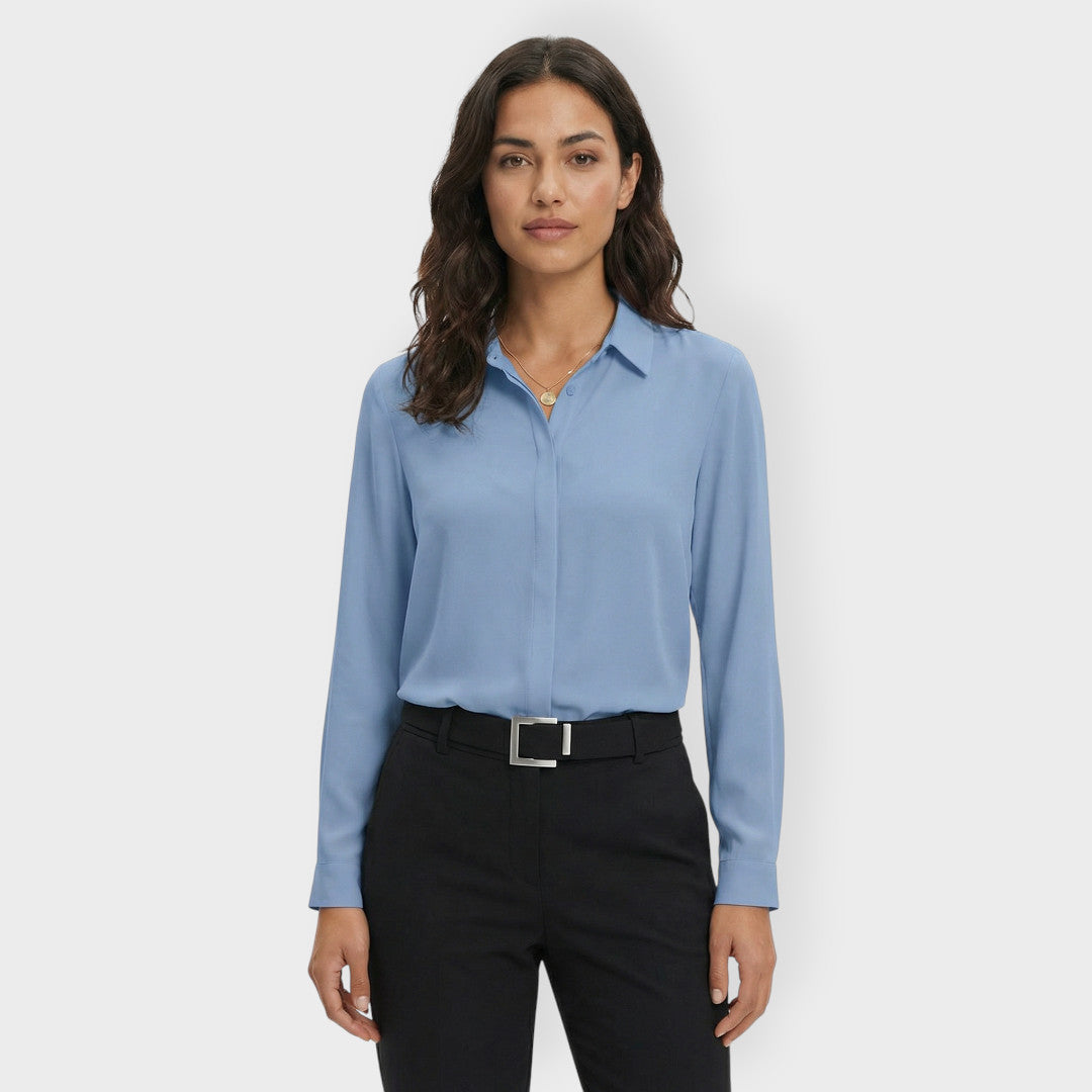 Chemise Blanche Femme Élégante Travail