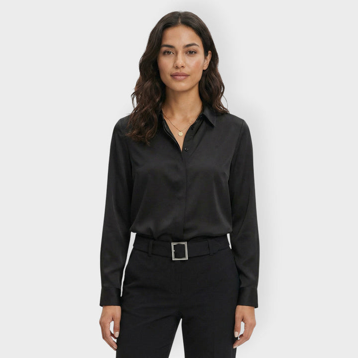 Chemise Blanche Femme Élégante Travail