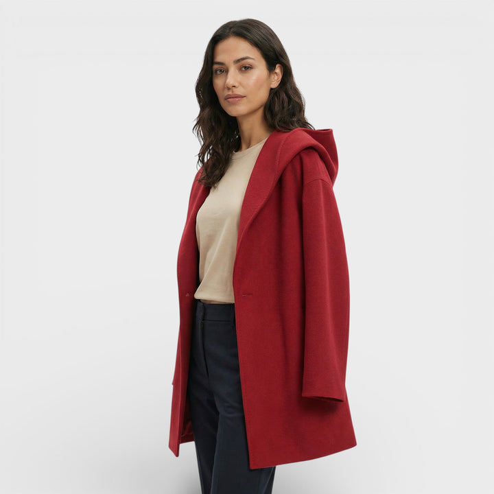 Manteau Oversize Court Un Bouton Femme