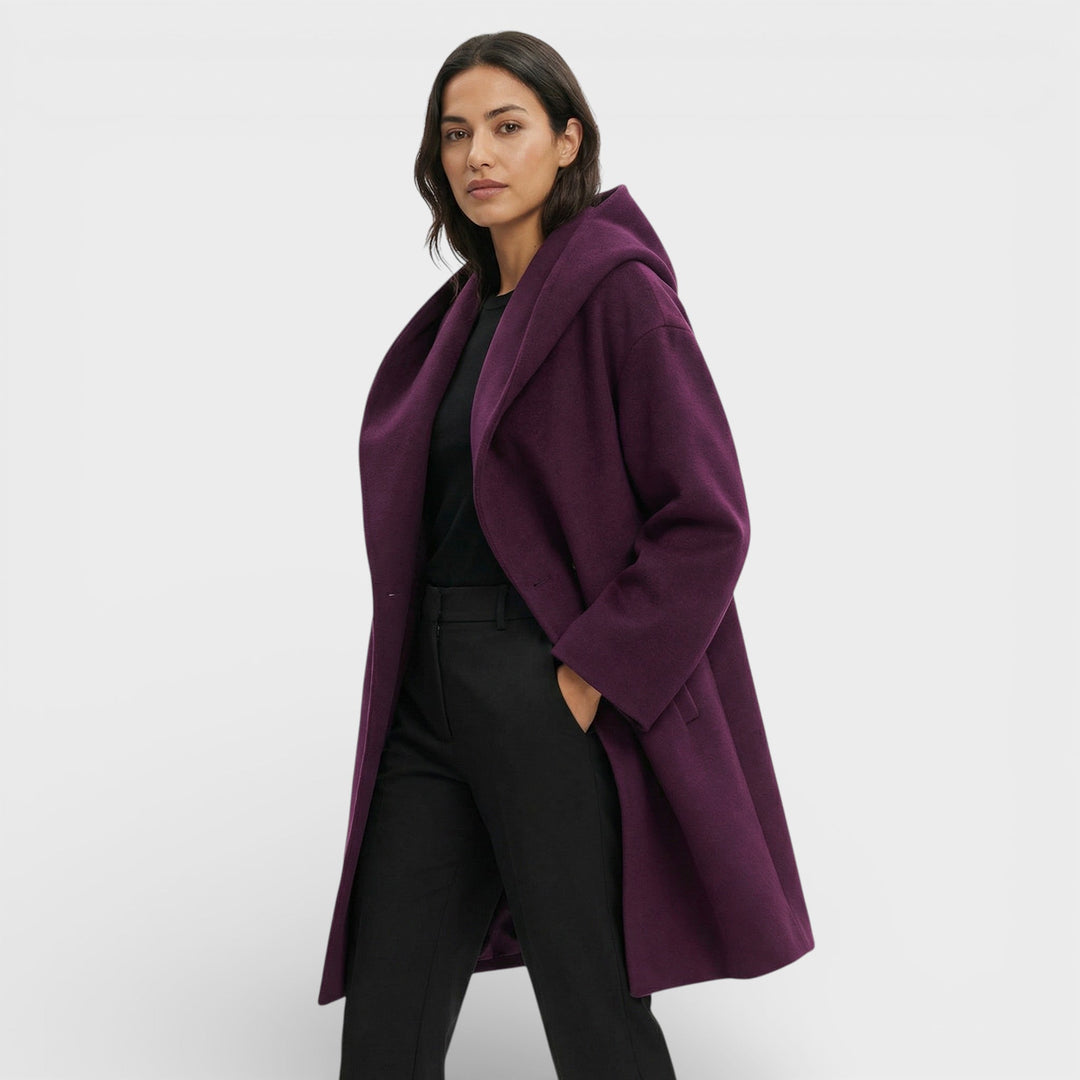 Manteau Oversize Court Un Bouton Femme