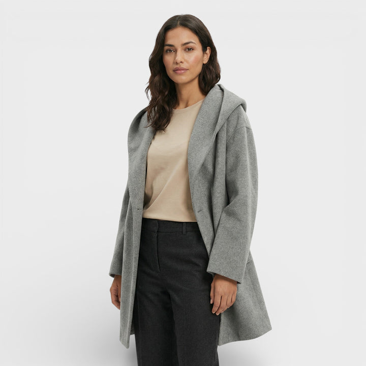 Manteau Oversize Court Un Bouton Femme