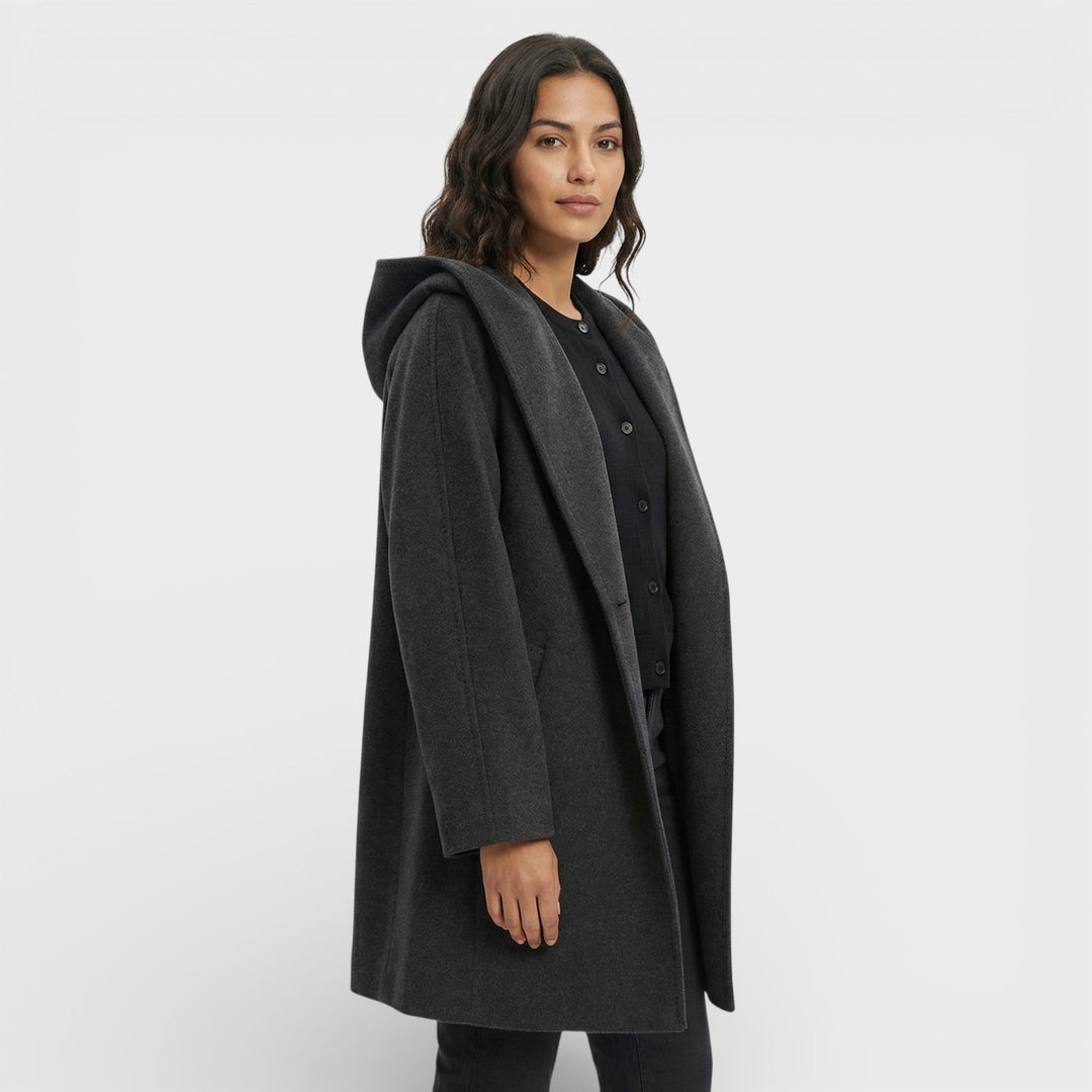 Manteau Oversize Court Un Bouton Femme