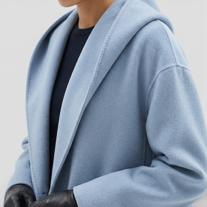 Manteau Oversize Court Un Bouton Femme