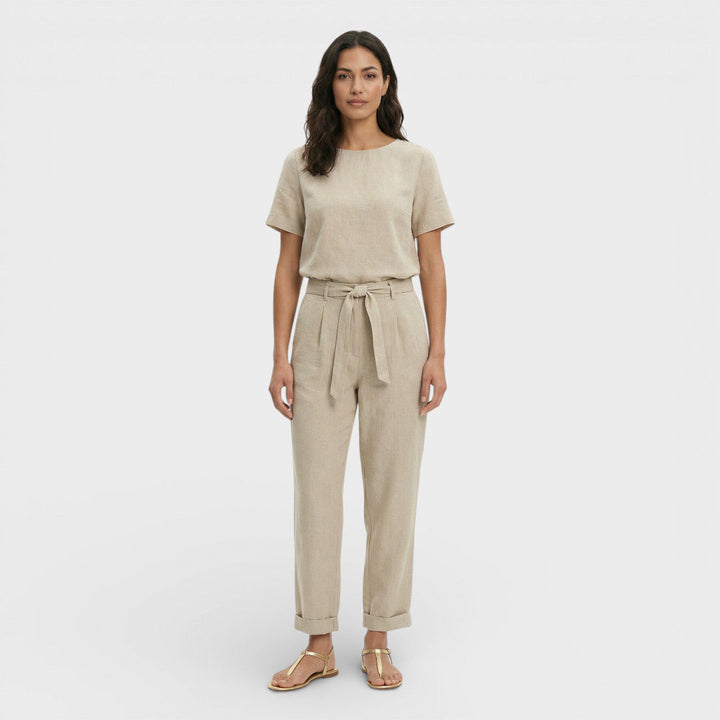 Ensemble Femme Top Pantalon Nœud