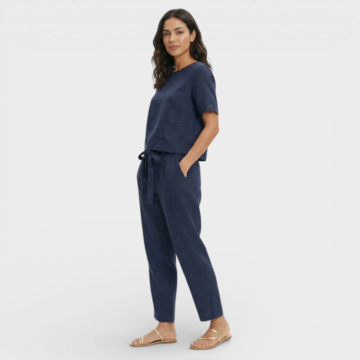 Ensemble Femme Top Pantalon Nœud