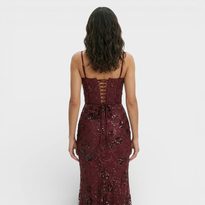 Robe Longue Paillettes Sirène Femme