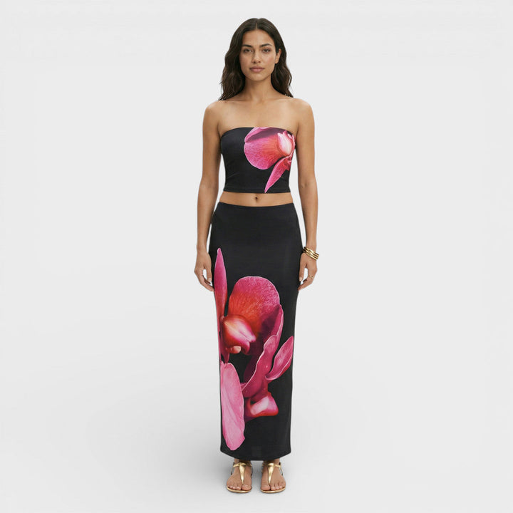 Ensemble Deux Pièces Femme Floral