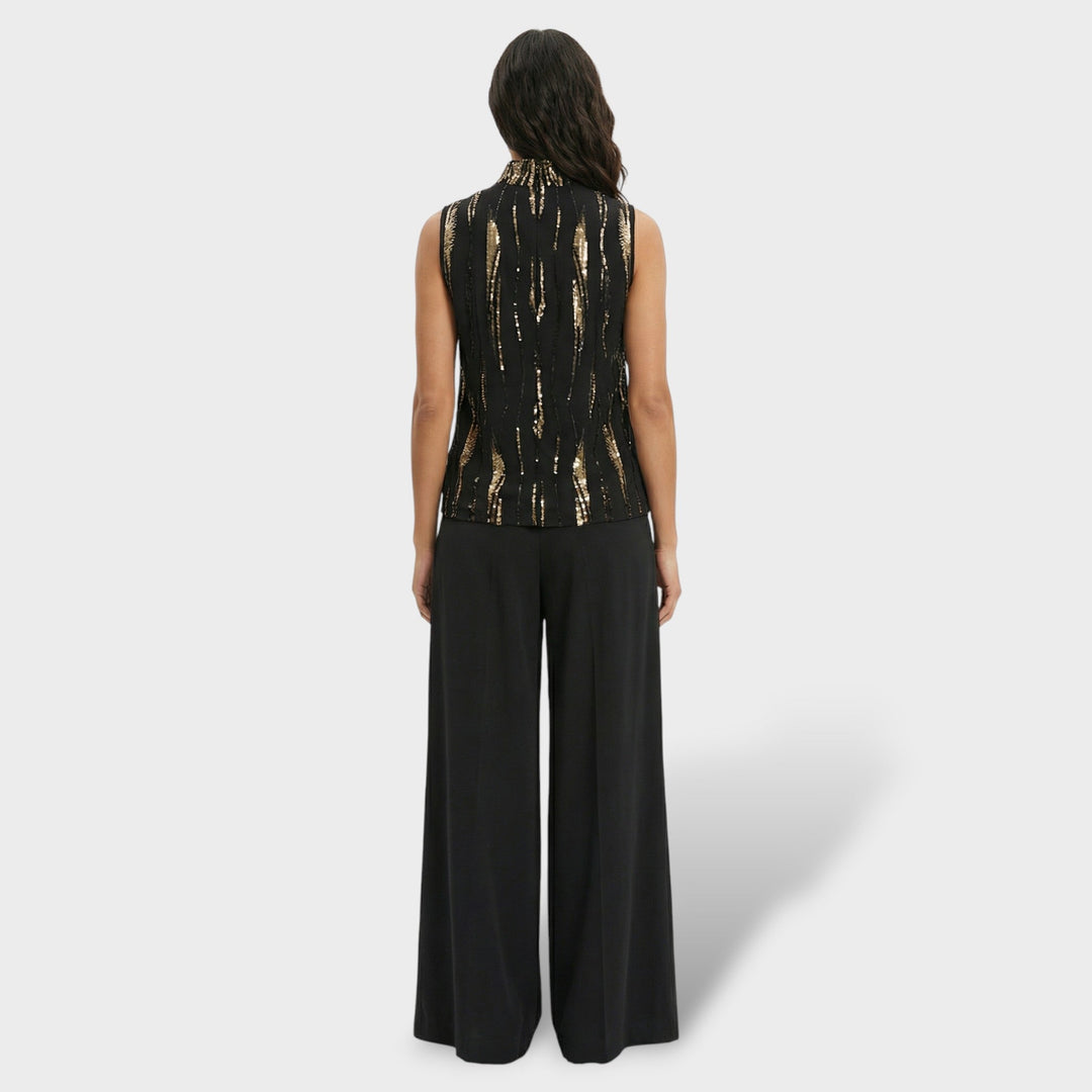 Pantalon Large Élégant Femme
