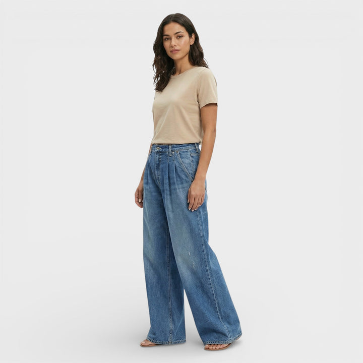 Jean Coupe Large Femme