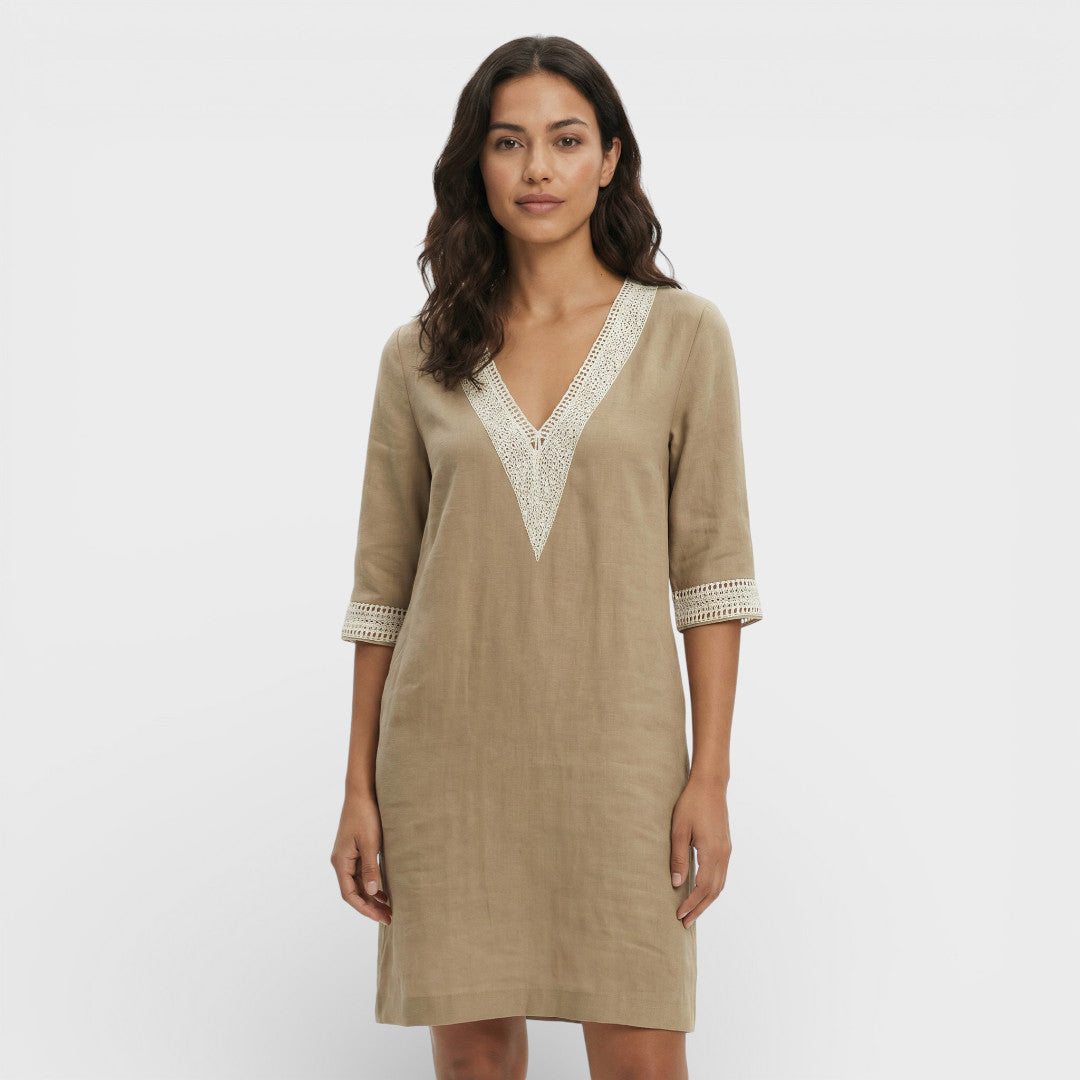 Robe Midi Légère Femme Élégante