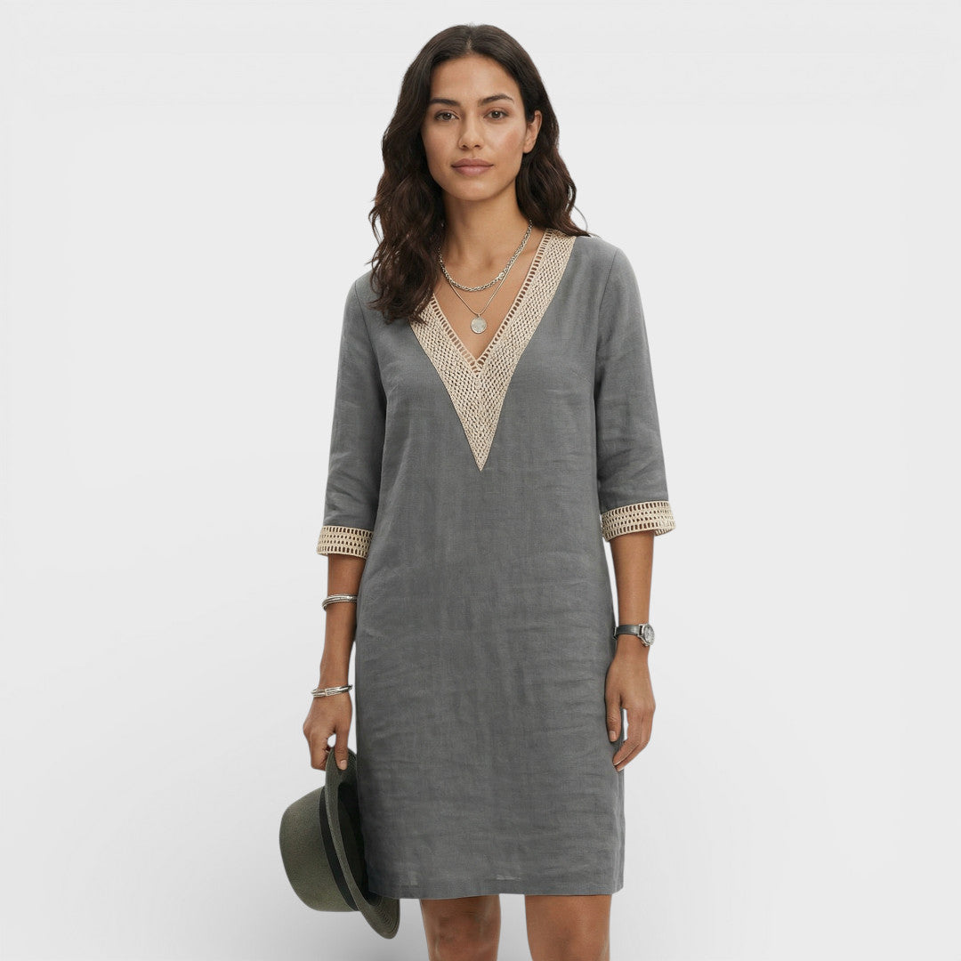 Robe Midi Légère Femme Élégante