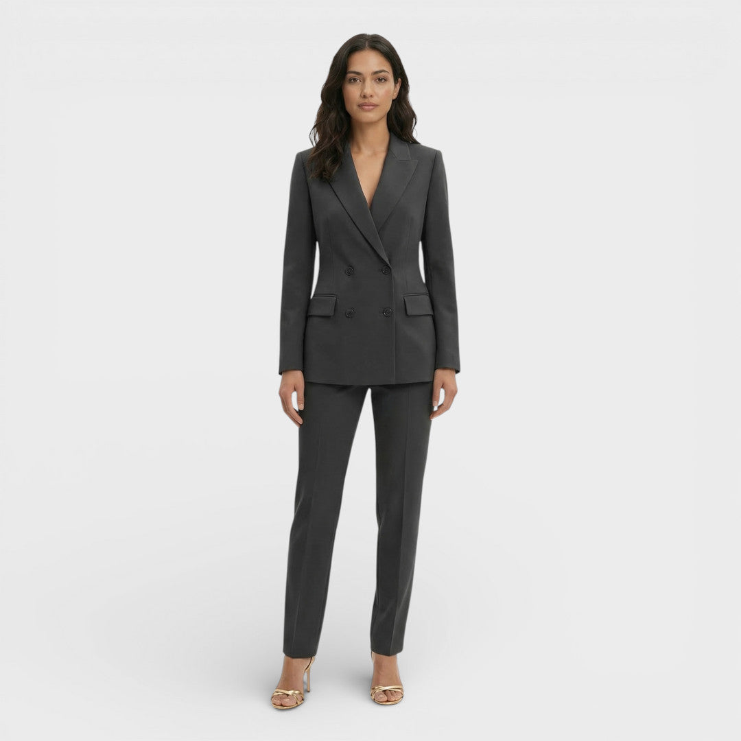 Ensemble Tailleur Stretch Femme Élégant