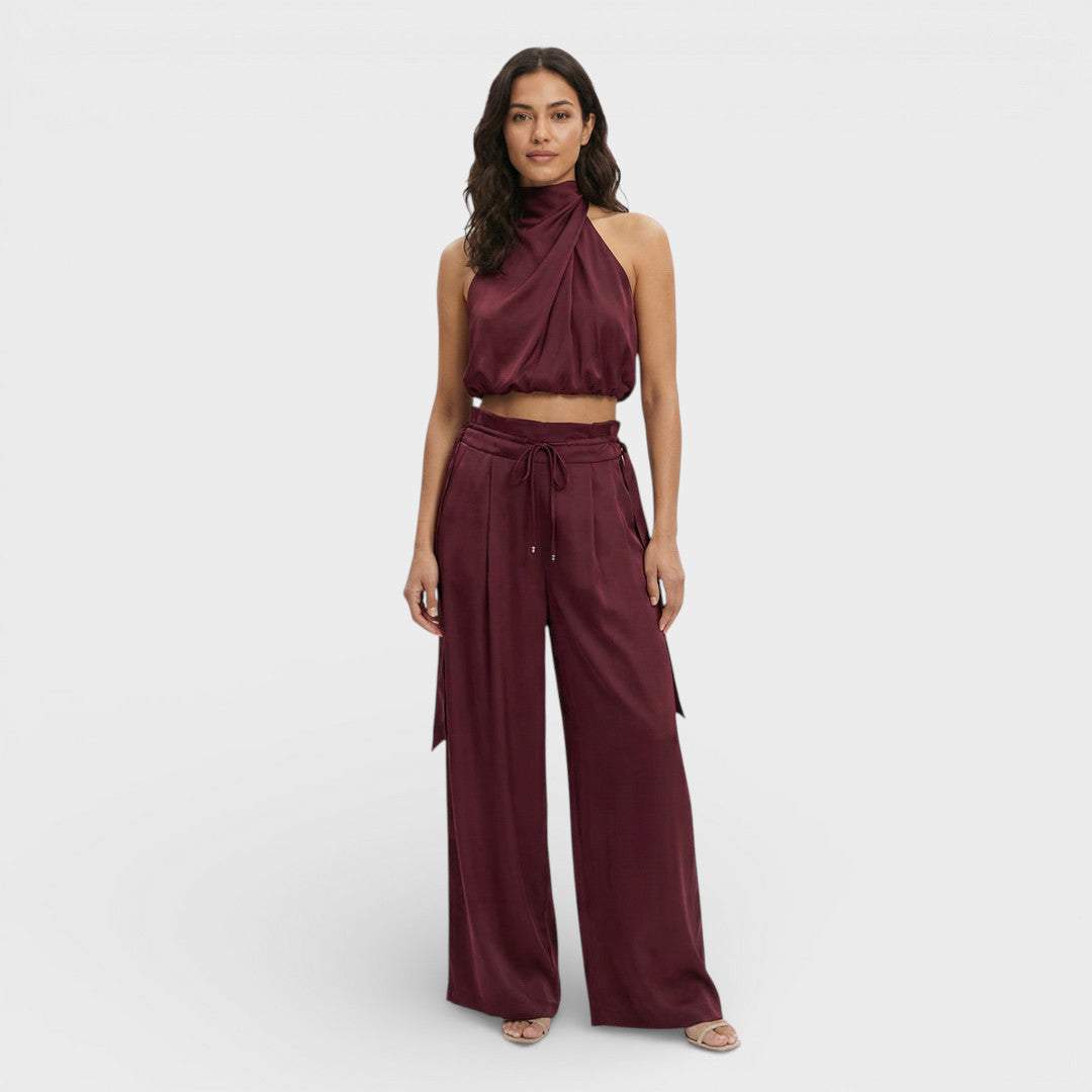 Combinaison Longue Femme Pantalon Large