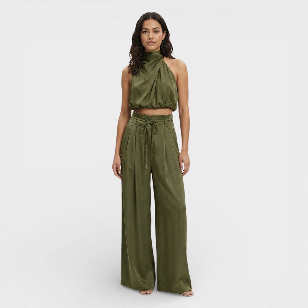 Combinaison Longue Femme Pantalon Large