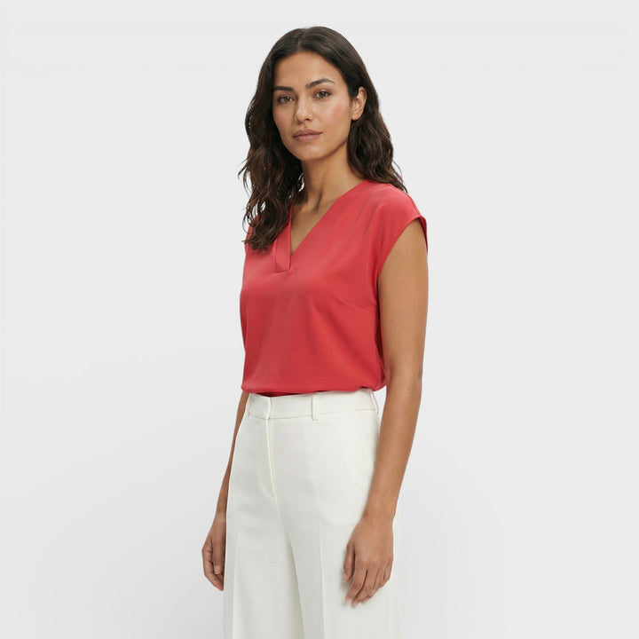 T-shirt Décolleté V Élégant Femme