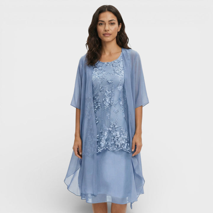 Robe Midi Deux Pièces Élégante
