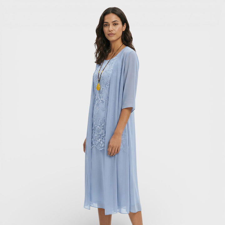 Robe Midi Deux Pièces Élégante