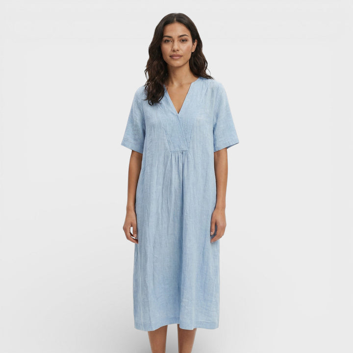 Robe Midi Coton Lin Femme