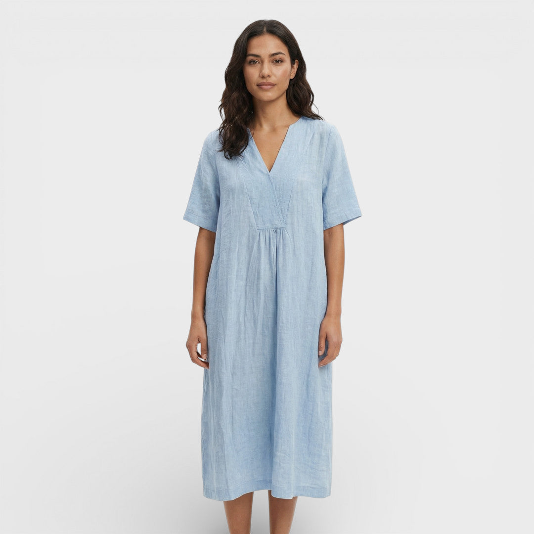 Robe Midi Coton Lin Femme