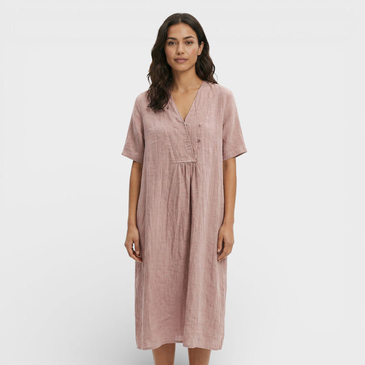 Robe Midi Coton Lin Femme