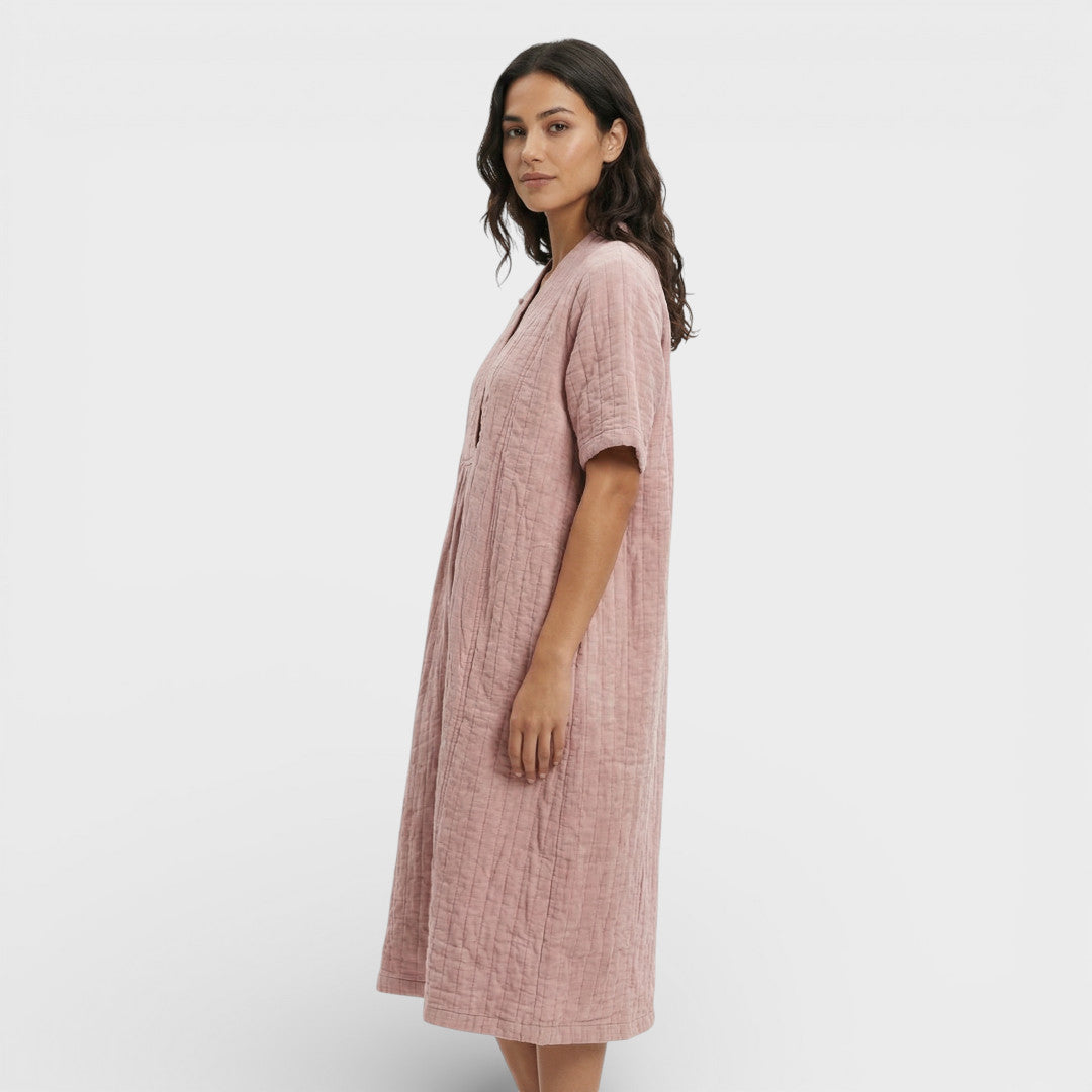 Robe Midi Coton Lin Femme