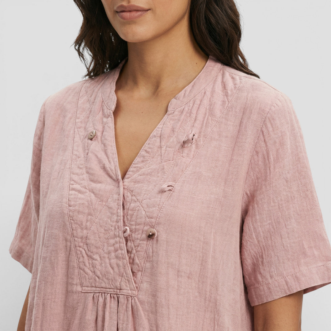 Robe Midi Coton Lin Femme