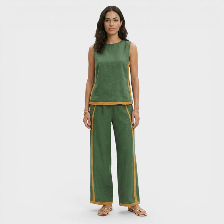 Ensemble Deux Pièces Femme Color Block