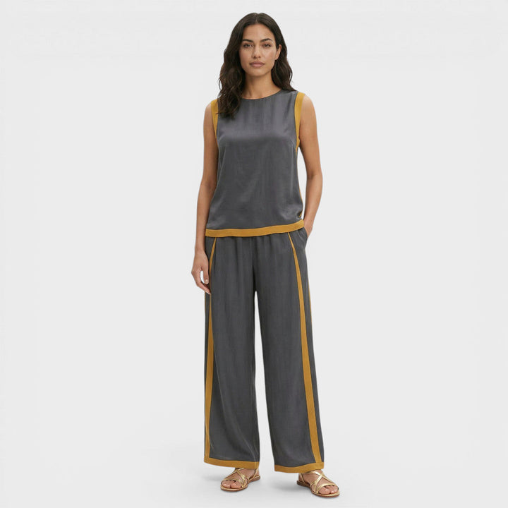 Ensemble Deux Pièces Femme Color Block
