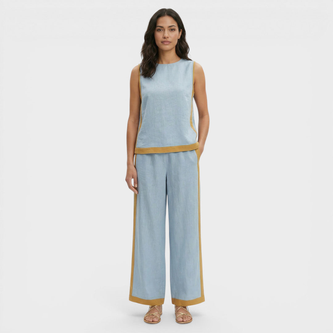 Ensemble Deux Pièces Femme Color Block