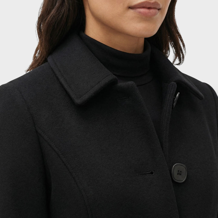Manteau Long Boutons Hiver Femme