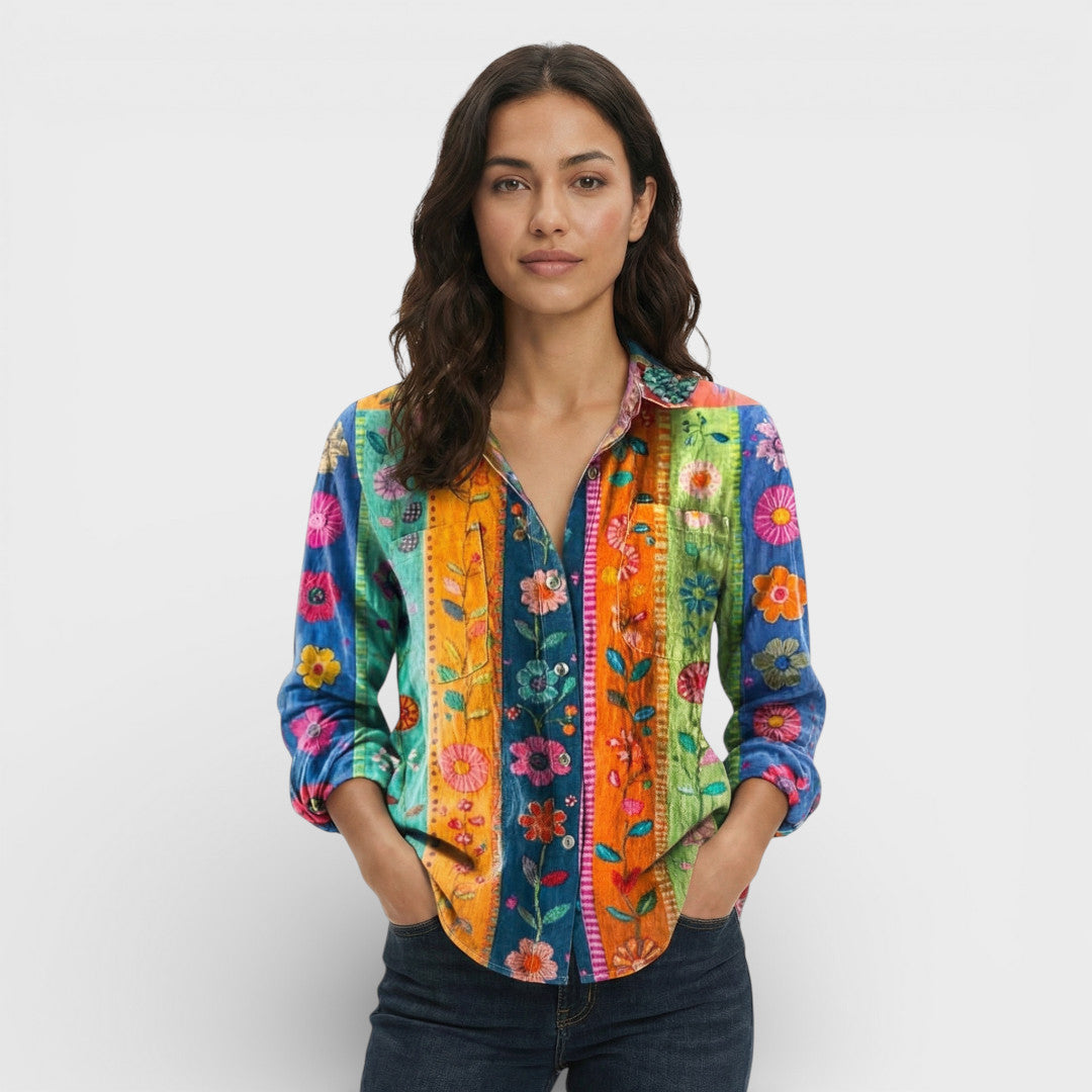 Chemise Femme Boutons Col Classique