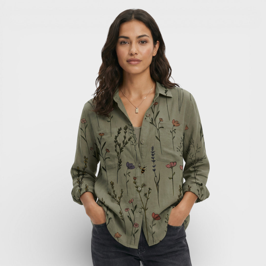 Chemise Femme Boutons Col Classique
