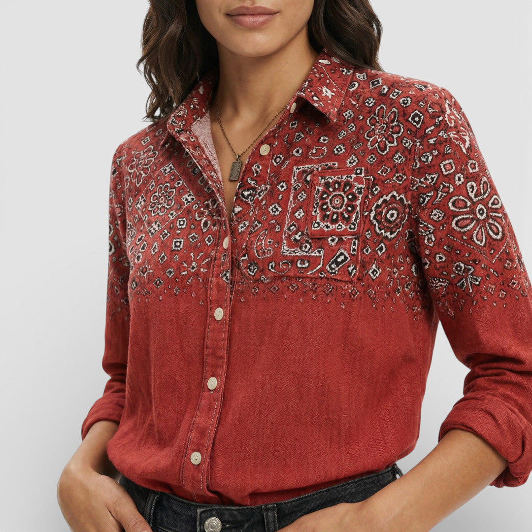Chemise Femme Boutons Col Classique