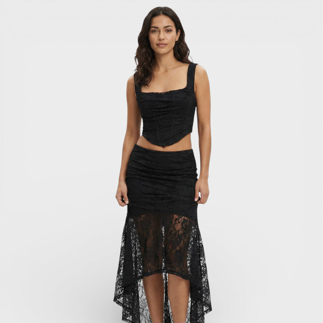 Ensemble Invitée Femme Top Jupe
