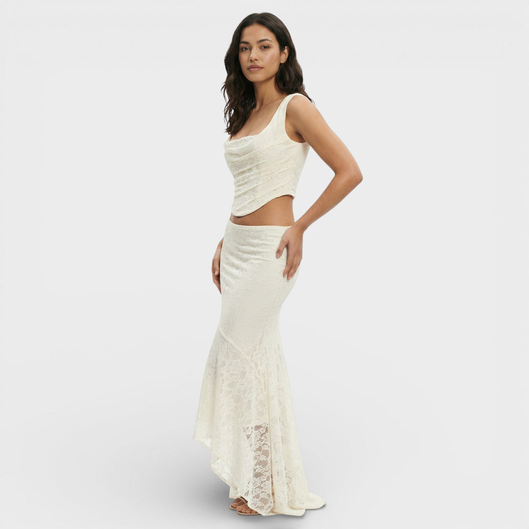 Ensemble Invitée Femme Top Jupe