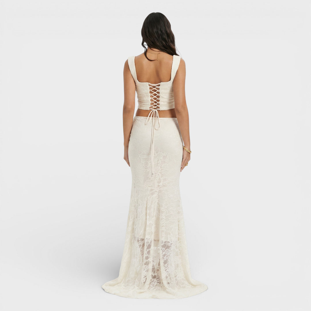 Ensemble Invitée Femme Top Jupe