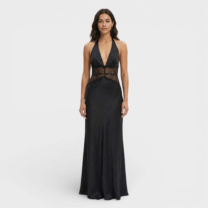 Robe Longue Halter Dos Ouvert