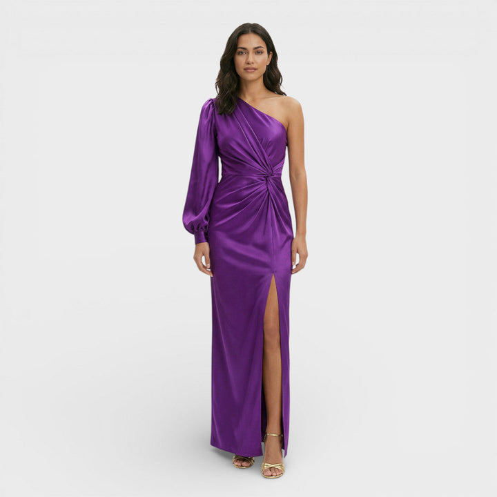 Robe Longue Invitée Une Épaule