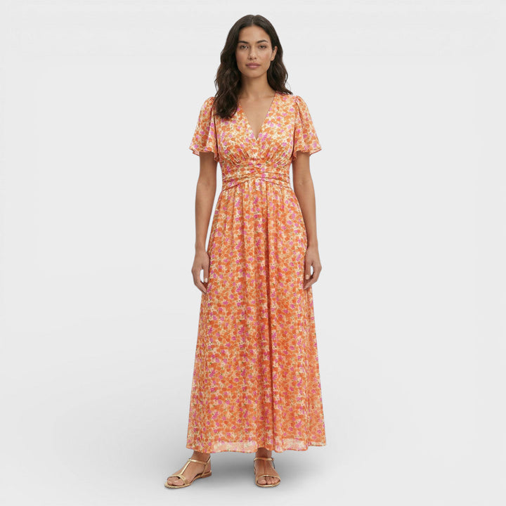 Robe Longue Florale Femme Élégante